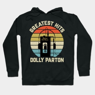 Greatest Hits Dolly Retro Walkman Parton Vintage Art Hoodie